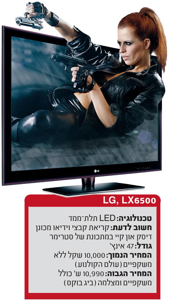 טלוויזיה תל מימד LG / צלם: יחצ